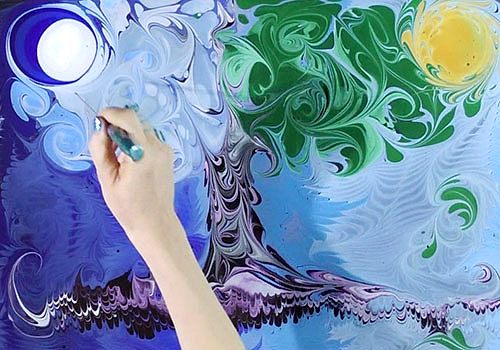 Эбру-анимация