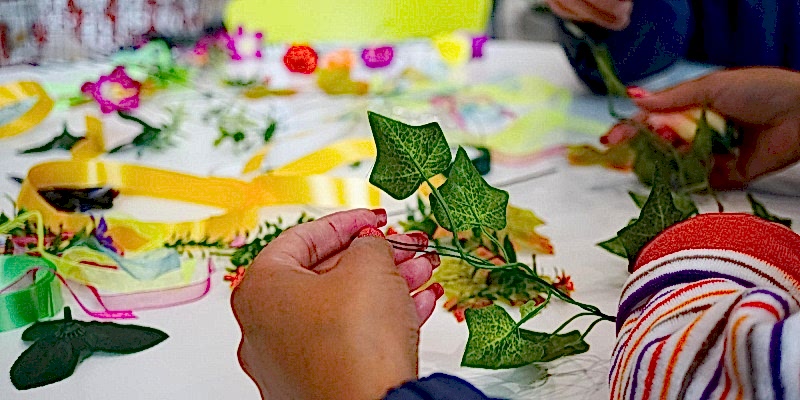 Мастер-класс по плетению венков Алматы