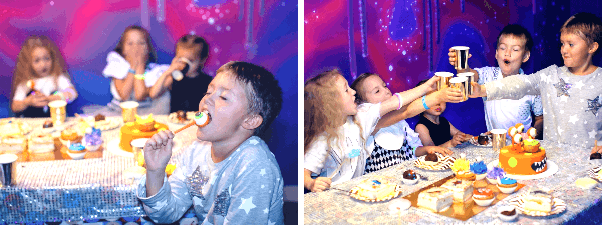 Большая комната для праздничного стола