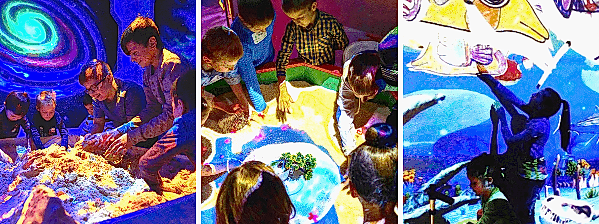 Детский парк развлечений с уникальными видеостеной и интерактивными играми