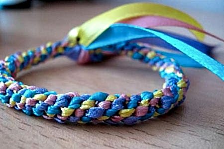 Мастер-класс Плетение из ленточек