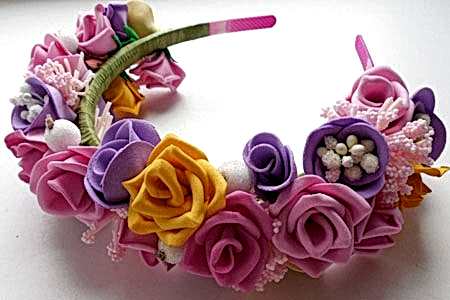 Мастер-класс Цветы из фоамирана