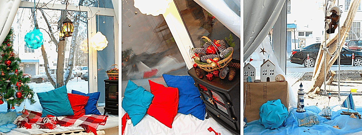 Новогодние праздники в творческой мастерской