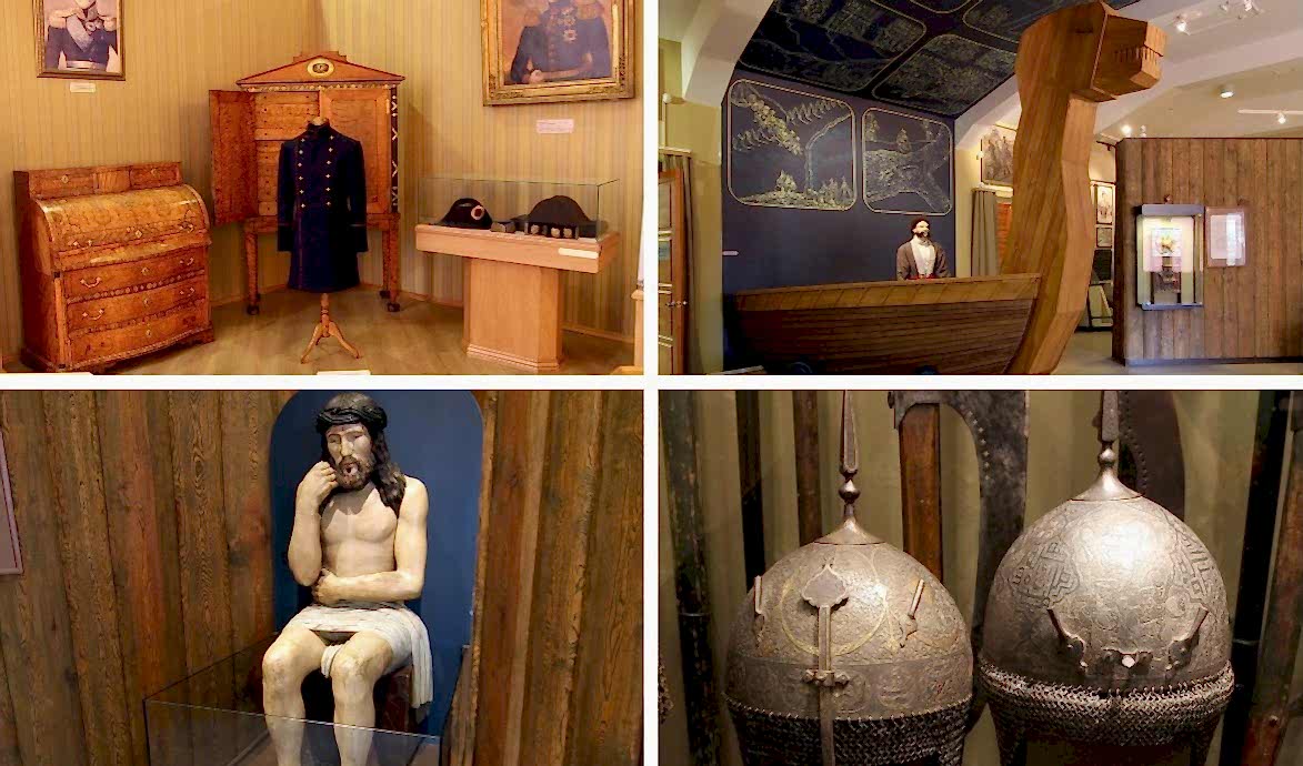 Экспонаты археологического музея