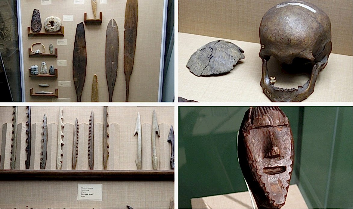 Экспонаты археологического музея