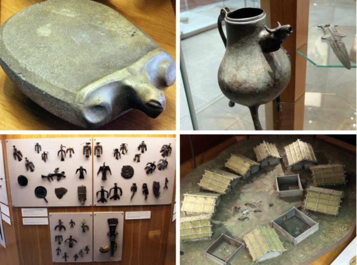 Экспонаты археологического музея