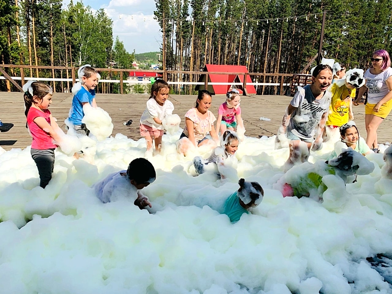 Пенное шоу Алматы