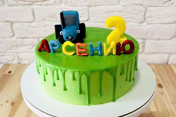 Торт мальчику на два года