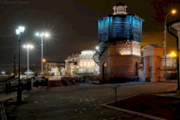 Музей в Водонапорной башне на Плотинке